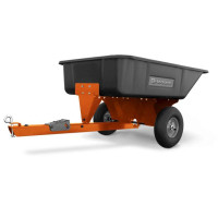 Husqvarna 12.5 cu ft Poly Swivel Dump Cart