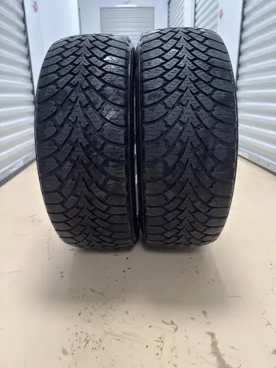 2 Tires Size: 225/50 R17 Winter Tires Goodyear Nordic Winter Price: $140 for all Clean and ready to...