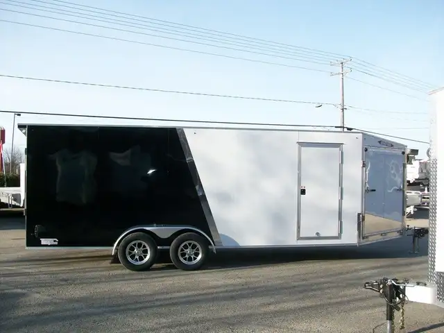 2026 Weberlane Aluminium 7' x 25' 2 essieux 2 rampes skidoo moto in Cargo & Utility Trailers in Laval / North Shore - Image 5