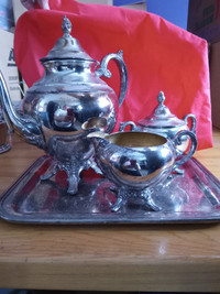 Silver Tea sets and other items, New prices