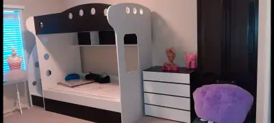 Bunk Bed with Storage ( Twin + Twin), View more