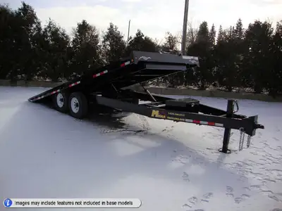 24' Hydraulic Tilt Deckover Float Trailer Easy to Load, 7 Ton Models starting at just $17,295.00 - F...