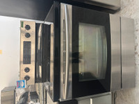1234- Cuisinière Samsung Vitrocéramique Stainless stove glass to