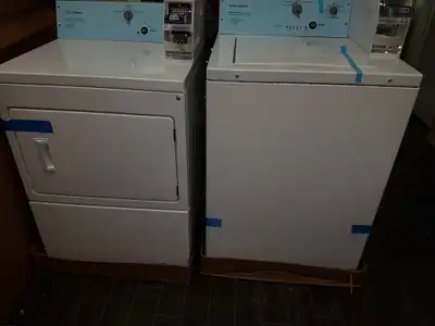 Coin Operated Washer Dryer. Stacked. Commercial., View more