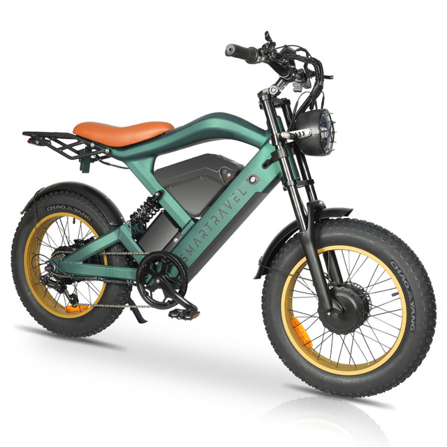 New Smart GPS Enabled 1200W Off-Road Retro Ebike Free Shipping in eBike in Thunder Bay - Image 3