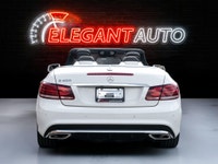 2017 Mercedes Benz E-400 Cabriolet AMG Sport White Exterior on Dark Brown Interior comes with Naviga... (image 5)