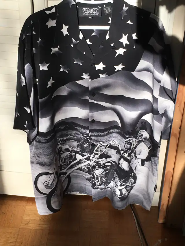 Harley Davidson Cycles-Cabo San Lucas-Baja Mexico-Satin Shirt-XL in Street, Cruisers & Choppers in City of Toronto - Image 6
