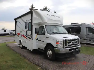 Guarantee RV Forest River Forester LE Class C gas motorhome 2251SLE Chevy highlights: Queen Bed Slid...