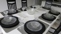 Cut glass dinnerware - 8 place setting