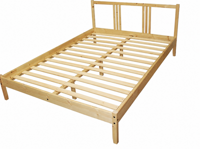 IKEA FJELLSE Solid Pine Bed Frame + Wooden Slats, View more
