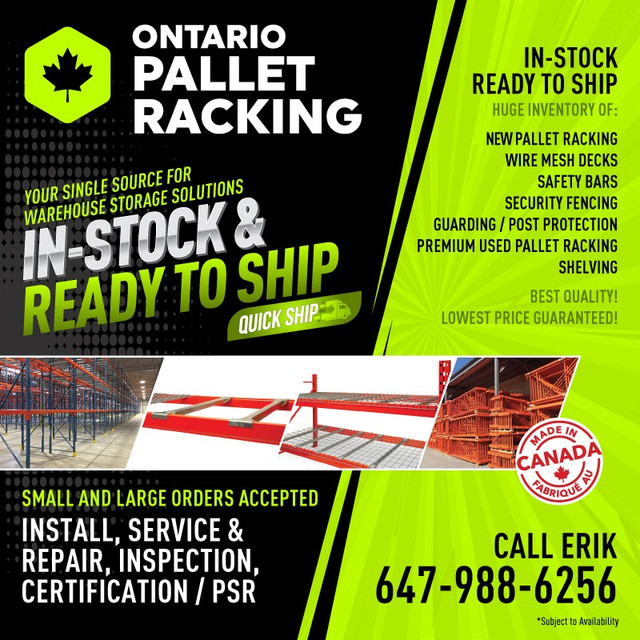 PALLET RACKING POST PROTECTORS / FRAME GUARDS in Industrial Shelving & Racking in Mississauga / Peel Region - Image 2