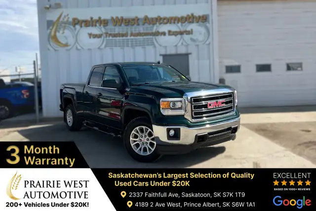 2014 GMC Sierra 1500 SLE Extended Cab 5.3L V8 | Command Start | 