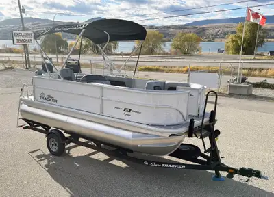 The All New Look 2026 Sun Tracker Party Barge 18 DLX - Best Pontoon Boat $63,995 -$6,000 [ Super Sum...