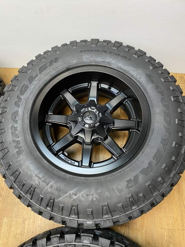 285/75/18 Goodyear Duratrac tires Fuel Rims Ford F250 F350 Tires