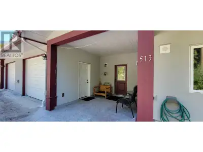 Private, west half (Strata) duplex in a quiet part of New Denver overlooking downtown and a view of...