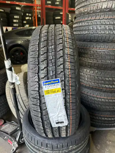 Goodyear Wrangler Fortitude HT 275/65R18 All-In Price: $1050 Installed Includes Mounting, Balancing...