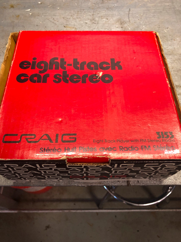 Vintage Craig 3153 8 Track with FM Car Stereo Never Installed. in Other in City of Toronto - Image 2