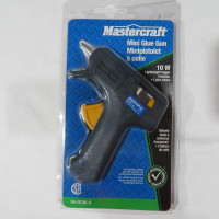 Mini Glue Gun  Mastercraft  10 w   2 Glue Sticks  New