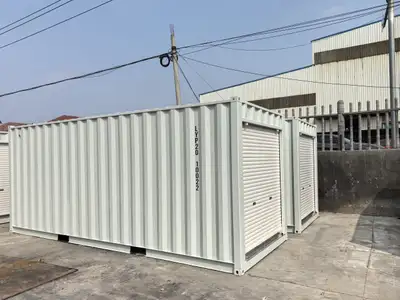 NEW 20FT & 12 FT STORAGE CONTAINER WITH ROLL-UP DOOR, View more