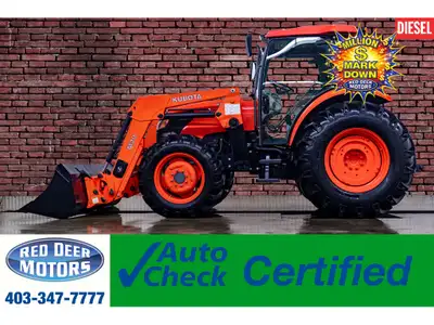 3,334 Hours This 2009 Kubota M9540D MFWD Tractor Loader Bucket is powered by a 3.8L diesel engine (9...