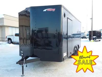 2025 TNT Xpres 8.5ft x 16ft Side x Side Enclosed Trailer w/ Blackout Package Contact Justin at 587-9...