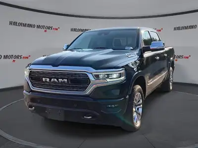 Accident Free Meet the used 2022 RAM 1500 Limited 4x4 Crew Cab 5'7 Box at Haldimand Motors Ltd. in C...