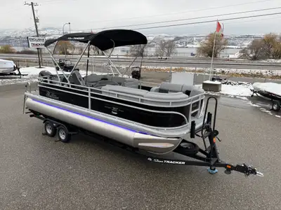 The All New Look 2026 Sun Tracker SportFish 22 DLX - Best Pontoon Boat $78,995 -$4,000 [ SUNCHECK CA...