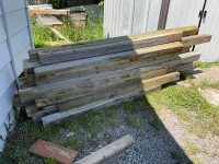 28 4x4 non treated cedar post reclaimed 3$ per foot 