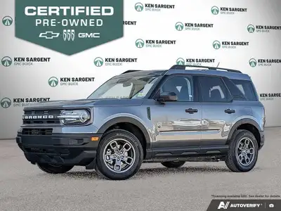 The 2024 Ford Bronco Sport Big Bend in Gray with 44 drivetrain and automatic transmission offers imp...