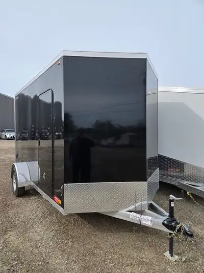 2026 7x14 Legend Enclosed Trailer (Black) Features: 7' Interior Height Ramp Door Deluxe Package 3,50...