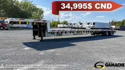Trailer - # STOCK: R-36922 2015 TRANSCRAFT 50' DROP DECK ALUMINIUM THE VEHICLES ARE LOCATED AT: 609...