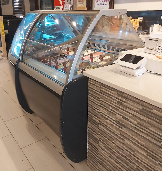 HUSSCO USED Italian Gellato Ice Cream  Restauraant Cafe Cabinets in Industrial Kitchen Supplies in Edmonton - Image 3