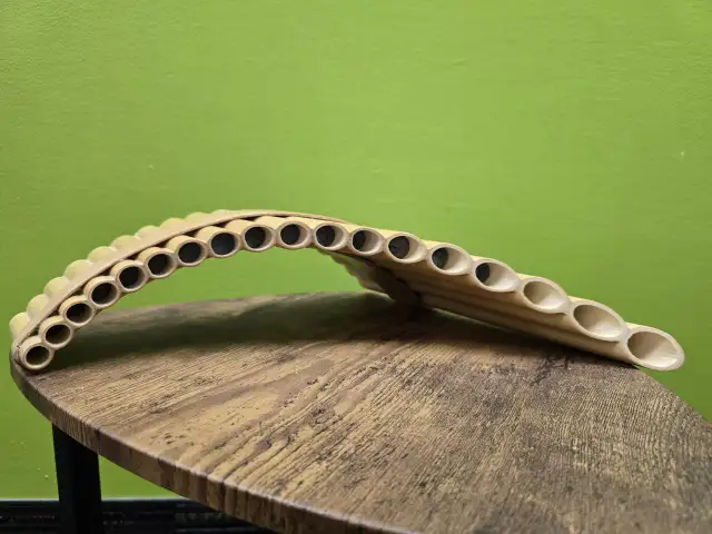 Pan flute (panpipe) + leather bag (Not Used, New!) in Hobbies & Crafts in City of Montréal - Image 4