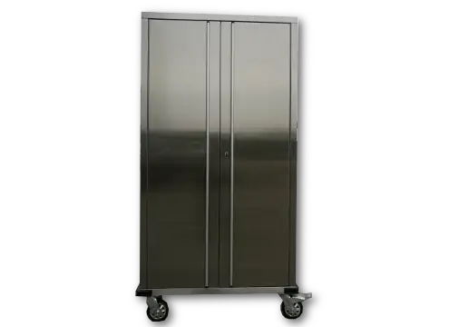 NEW 72″ STAINLESS STEEL ROLLER CABINET W/ LOCKS 72SSC in Other Tables in Grande Prairie - Image 3
