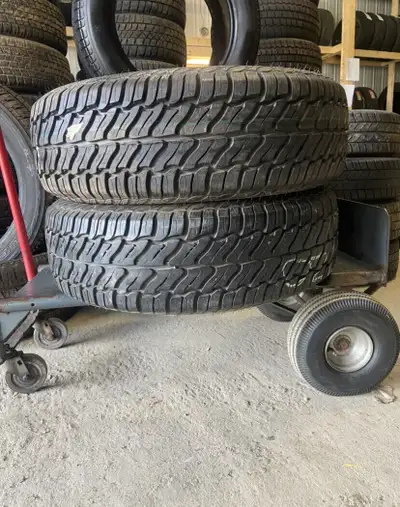 P235/70r16 ALL SEASON SUMMER TIRES Price: $160.00/Negotiable Brand: DUNLOP (pair) *New Condition* In...