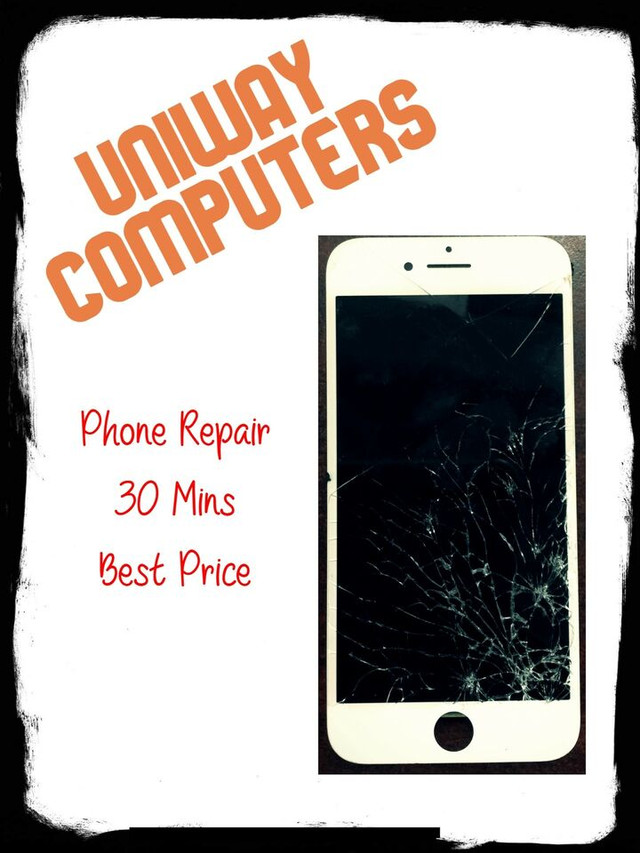 iPhone iPad repair best price in Saskatoon----UNIWAY 8th Street dans Services pour cellulaires  à Saskatoon - Image 3
