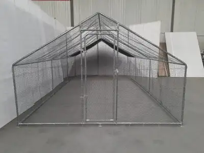NEW 10X20 FT DOG KENNEL , CHICKEN RUN CAGE STORAGE 2010CG SALE $369.95 10X20X6.56 FEET WALK IN METAL...