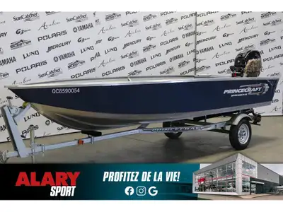 Alary Sport 2022 Princecraft SPRINGBOK 16 + MERCURY 25HP & remorque Princecraft SPRINGBOK 16 + MERCU...