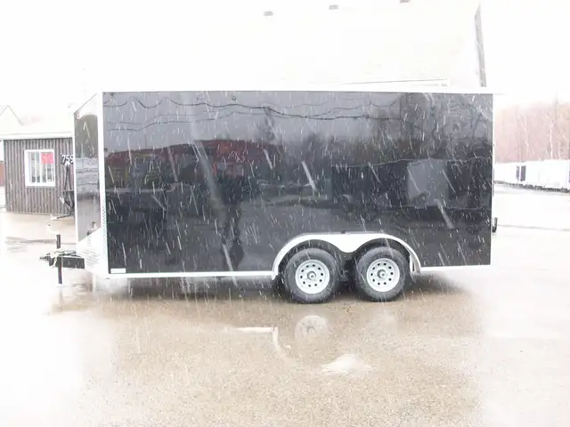 2025 Weberlane CARGO 8'.6in.X16' V-NOSE 2ESSIEUX 5200LB. 7.6HT C in Cargo & Utility Trailers in Laval / North Shore - Image 8