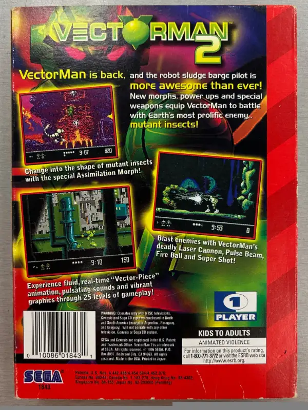 Sega Genesis Vectorman 2 in Other in Oakville / Halton Region - Image 3