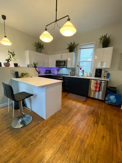 Available May 1. 5 bedroom apartment. Rent includes heat, water and laundry. You only pay for your o...