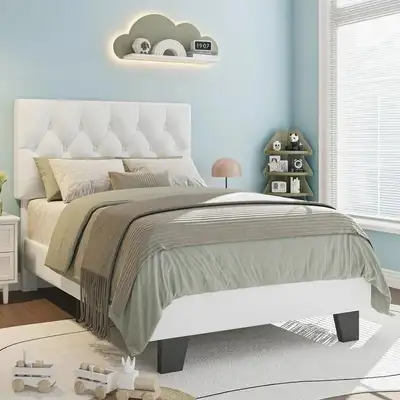73014 Comfortable Velvet: Velvet material with soft padding fully wrapped in this bed, enhancing coz...