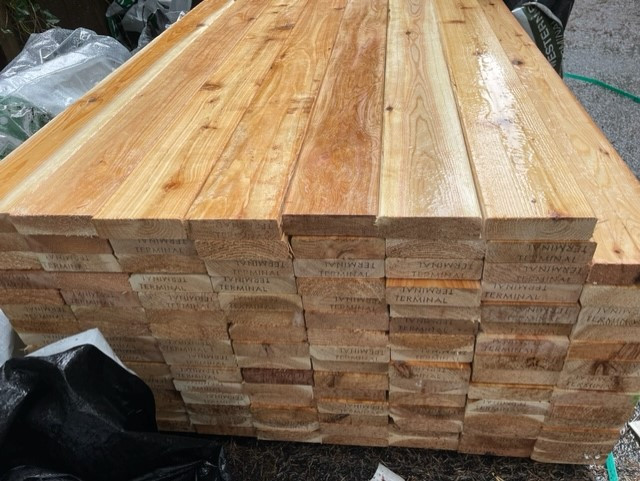 MILL SPECIAL ON A LANDSCAPE GRADE 2X6 S4S CEDAR . $1.50/ FT ... in Other in Delta/Surrey/Langley