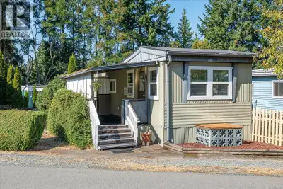 Take a look at this affordable living in ever poplar Lantzville's Parklands 55+ mobile home park. Vi...