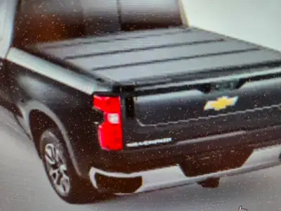 Bak Flip Hard Fold Tonneau Cover.Part # 194335566, from a 2023 Chevy Silverado 1500 with a 6'6" bed,...