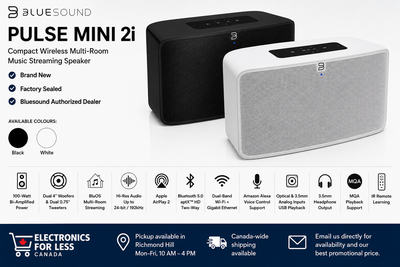 Bluesound PULSE MINI 2i Compact Wireless Multi-RoomMusic Speaker, View more