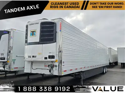 2023 UTILITY 53' REEFER TRAILER - TANDEM AXLE - THEMROKING APU - 7229 HOURS - S-600 REEFER - SWING D...