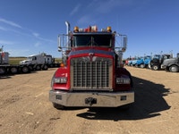 LOW LOW HRS! 2015 Kenworth T800 Tri Drive with Terex General 65 Telelect Digger Derrick Helical Scre... (image 8)