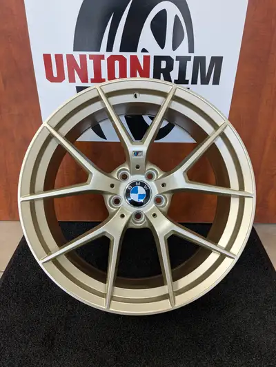 BMW Rims 20 Brand NEW for sale (761 Frozen Gold) Size 20 x 8.5 Bolt Pattern 5x112 ET 40 Bore 66.6 Fi...