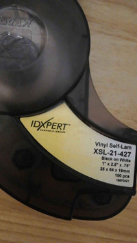 Brand New Self-Laminating Vinyl Wrap Around Labels with Ribbon f